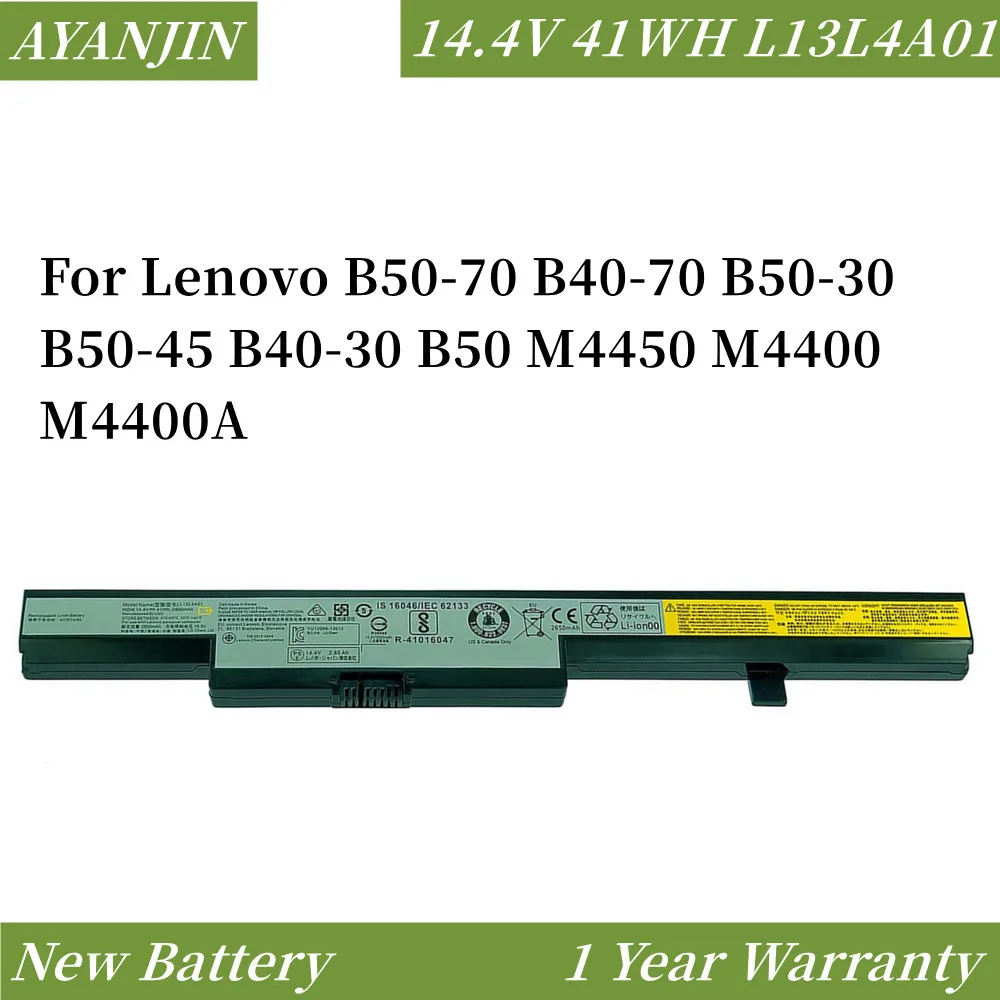 14.4V 48WH 2800mAh L13L4A01 For Lenovo B50-70 B40-70 B50-30 B50-45 B40-30 B50 n40 n40-70 L13S4A01 L13M4A01 Laptop battery