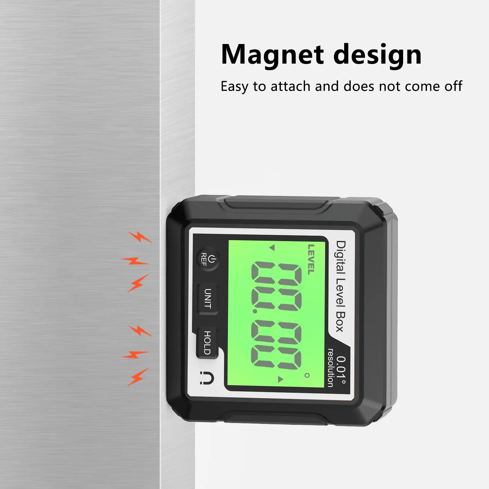 Digital protractor inclinometer level gauge goniometer measuring inclinometer magnetic gauge digital display 1PC digital angle protractor level gauge angle measuring tool angle protractor digital angle meter digital inclinometer digital level