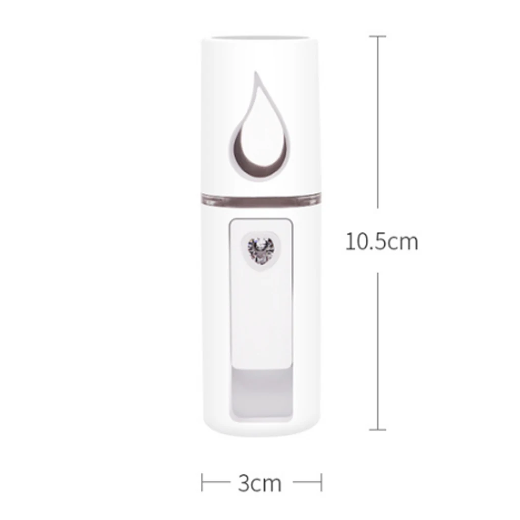 Mini Nano Mist Sprayer Cooler Facial Steamer Humidifier USB Rechargeable Face Moisturizing Nebulizer Beauty Skin Care Tools