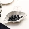 Nordic Ins Shell Shape Ceramic Plate Ornaments Living Room Bedroom Jewelry Storage Fruit Plate Crafts Birthday Gift Decoration 5