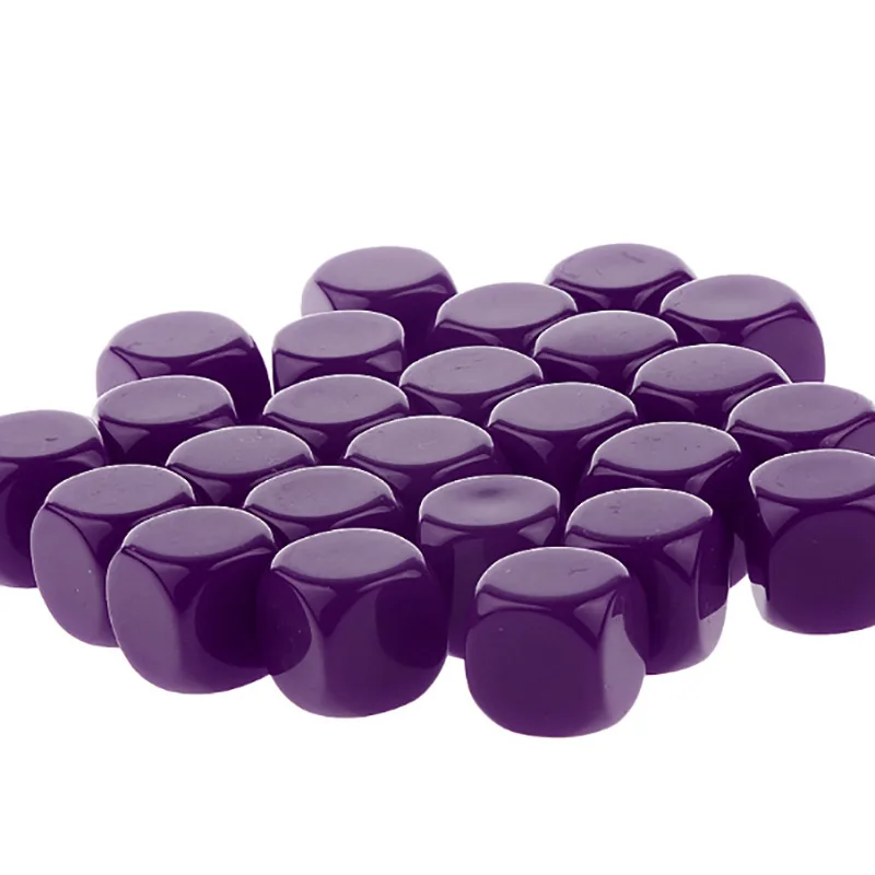 Filleted Corner Blank Dice 10 Pcs/lot game dice dice set for DIY Puzzle Game