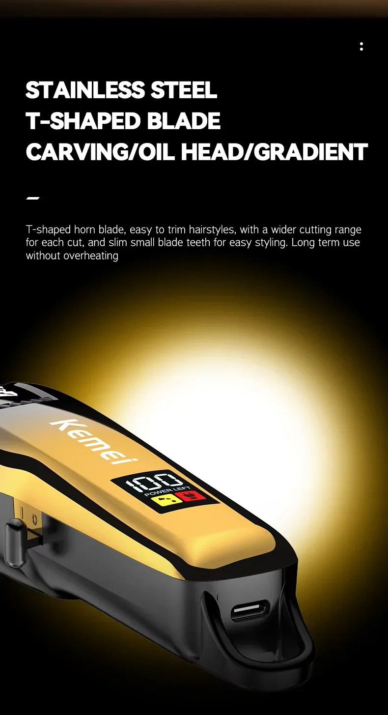 Kemei KM-J03 Professional Hair Trimmer description image 3