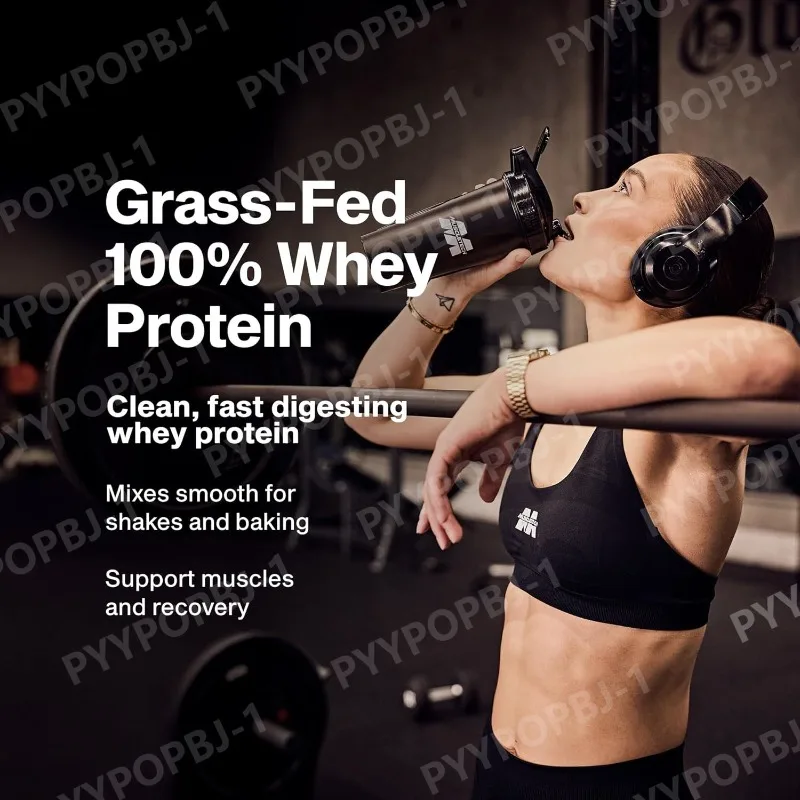 Muscletech Grass Fed Whey Protein Powder Deluxe Vanilla 1.8LB 20g Protein for Muscle Gain Recovery Non GMO Gluten Free