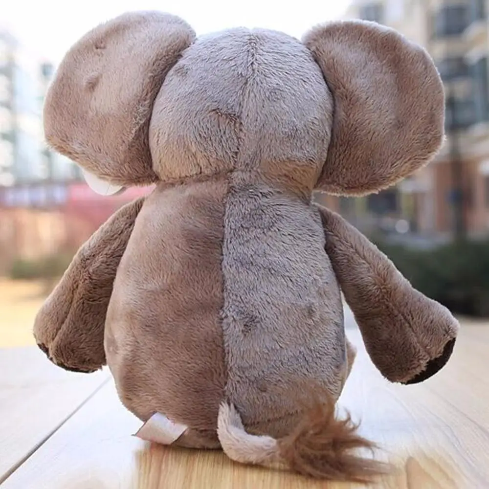 25CM Jungle Brothers Plush Stuffed Toy Elephant Animals Dolls for Kid Gifts 4