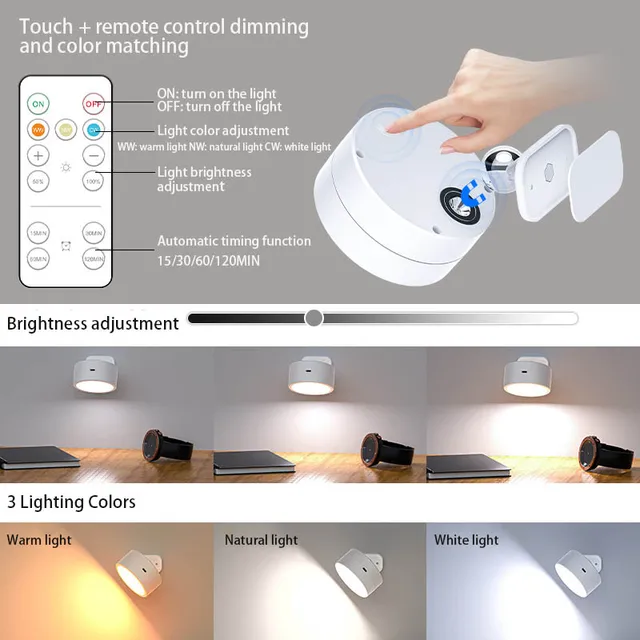 현대적인 LED 벽 램프로 공간을 밝히는 즐거움