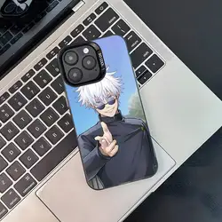 Anime Gojo Satoru Black Matte Shockproof Phone Case - IPhoneX (Z1)