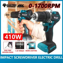 DDF487 Cordless Driver Drill 18V LXT Brushless Motor Electric Screwdriver Power Tool Suitable for Makita 18V Battery