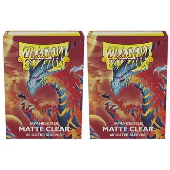 60Pcs/Set Dragon Shield Trading Game Card Sleeves Playing for Japanese Yu-Gi-Oh Small Sized MINI Board Game Card Protector Cover 1