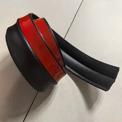 Black Universal Front Bumper Spoiler Lip Protector (1piece black)