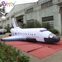Large 8m/ 26ft Length Inflatable Spaceship Realistic Spacecraft Model Stage Event Decoration Space Shuttle Balloon Plane 1
