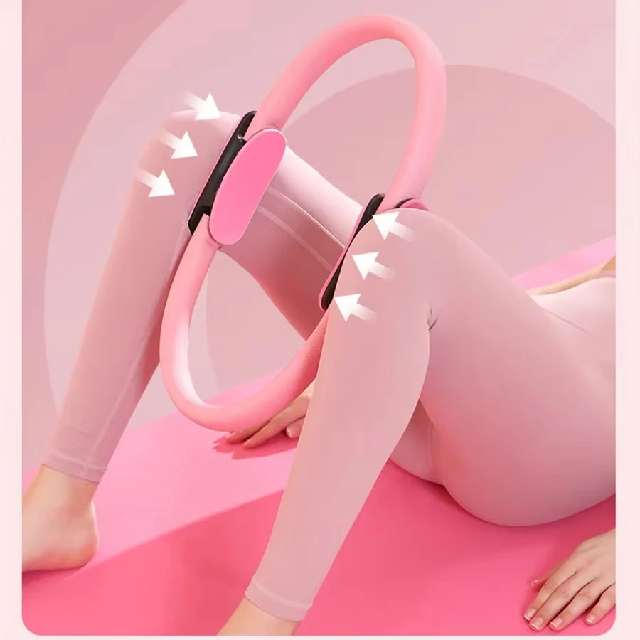 Yoga Circle Pilates Circle Yoga Ring Back Slimming and Leg Shaping Equipment Pelvic Floor Muscles and Thigh Fitness