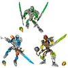 Bionicle Series Golden Mask Master Skull Warrior Building Blocks Hero Factory Fit Robot Bricks Toys For Boys Kids Christmas Gift 4