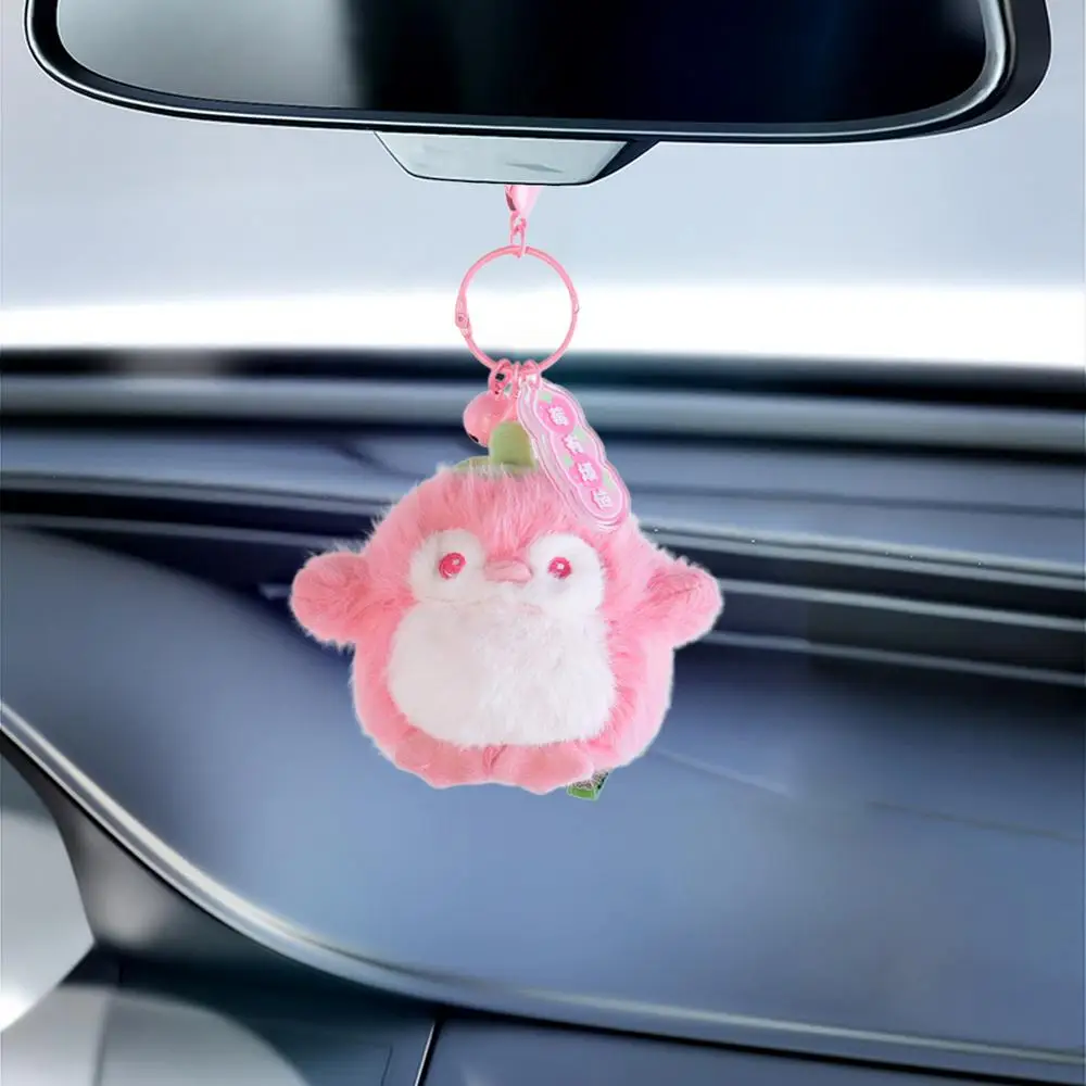 Plush Penguin Keychain Stuffed Animal Keyring Pendant With Fruit Fragrance Creative Animal Stuffed Doll Plush Toy For Boys Girls