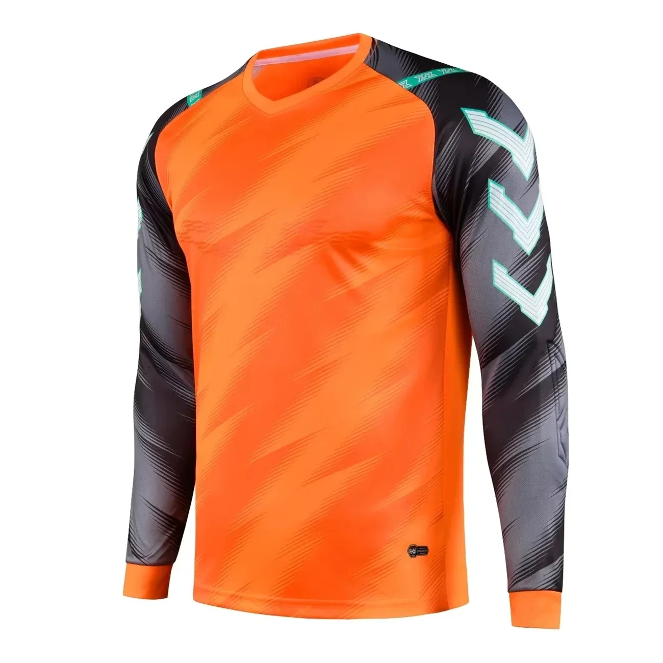 Soccer Jersey Football Jersey Kids Men Women Soccer Goalkeeper Jerseys Uniforms Elbow Protector Football Goalie Keeper Jersey Rugby Shirts Sport Kit Custom