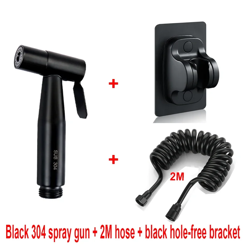 Premium Handheld Bidet Sprayer with Dual Control and Retractable Hose
