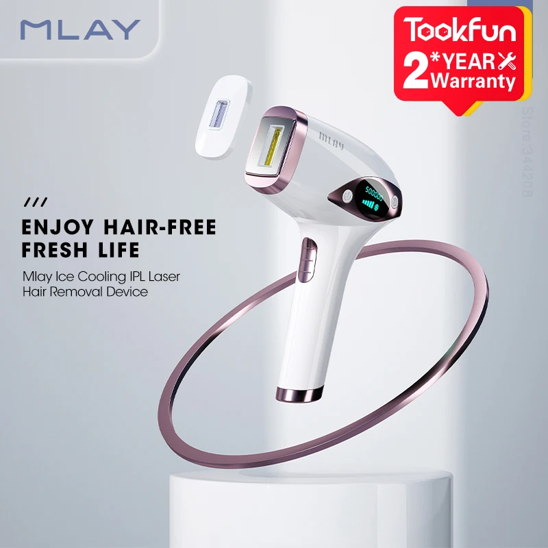 2023MLAYIPLFreezingPointLaserHairRemovalDeviceT4ForHome