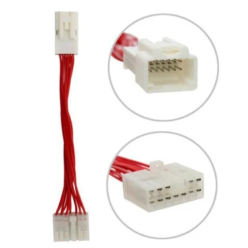Car CD Adapter Audio Interface 6+6 to 5+7 for Toyota RAV4 Corolla Camry Sequoia Sienna Tacoma Yaris for Lexus ES300 IS220 1