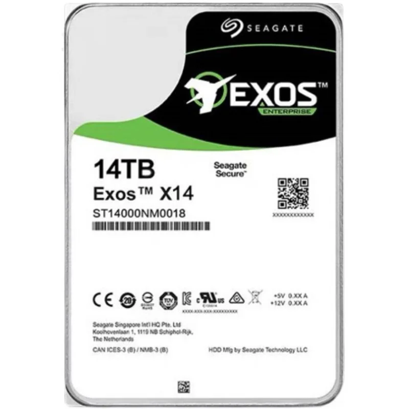 FOR Seagate Enterprise level SSD EXOS ST14000nm0018 X14 7200 14TB ENTERPRISE 256MB 3.5 SAS HARD DRIVE 14t Vertica