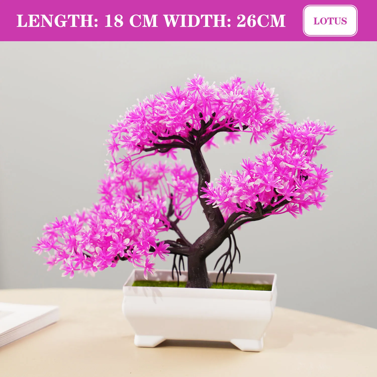 Künstliche Pflanzen Bonsai Kleiner Baum Simulation Topfpflanzen Gefälschte Blumen Tisch Topf Ornamente für Hotel Garten Home Decor planta – Detail 21
