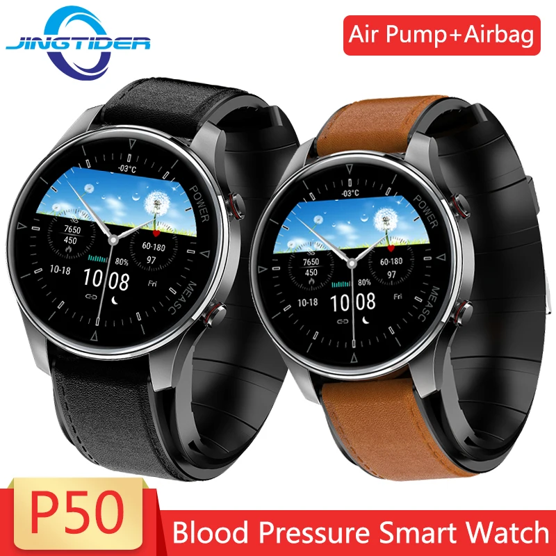 

Accurate Air Pump Airbag Blood Pressure Smart Watch Men Women Body Temperature Monitor Heart Rate SpO2 Smartwatch For Huawei