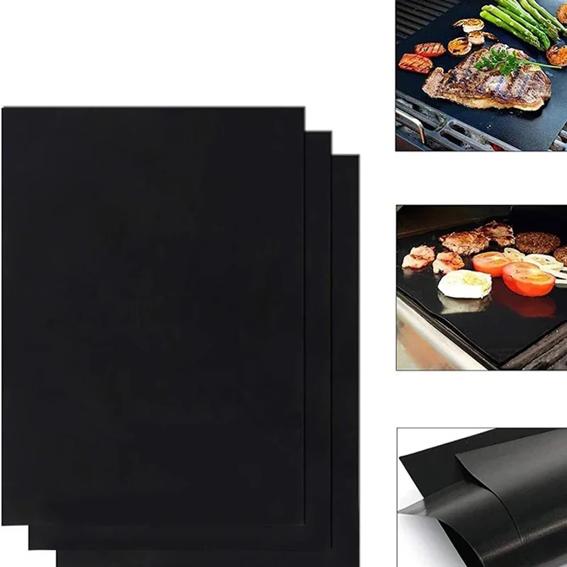 BBQ Grill Mat Non-stick Pad Reusable 1Pc