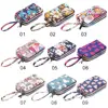1PC Print Canvas Three-layer Long Wallet Larger Capacity Coin Purse Portable Waterproof Female Handbag Print Canvas Bag 6