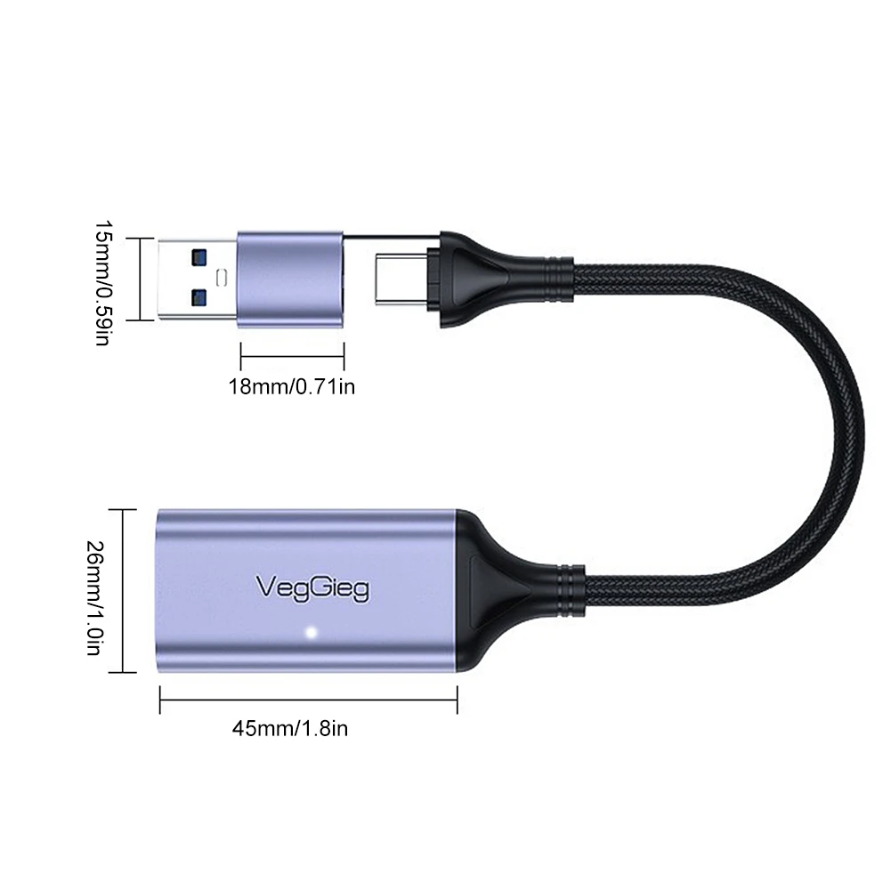 USB 3.0  ׷  ī޶ , HDMI ȣȯ, USB C Ÿ ˷̴ ձ 4K1080P, ġ ̺ ۿ, MS2130