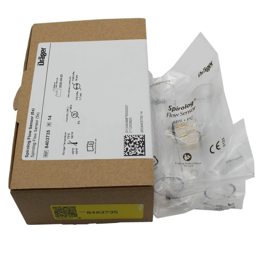 Spirolog Flow Sensor 8403735 For Drager Savina/savina300 One Box（5pcs