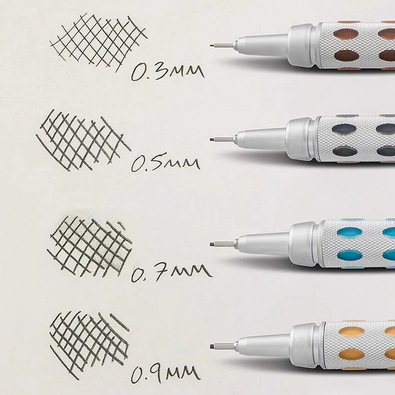 Pentel GRAPHGEAR 1000 Mechanical Pencil, Professional Metal Sketching Drawing Architectural design Useful Pen School,Officer Art 5