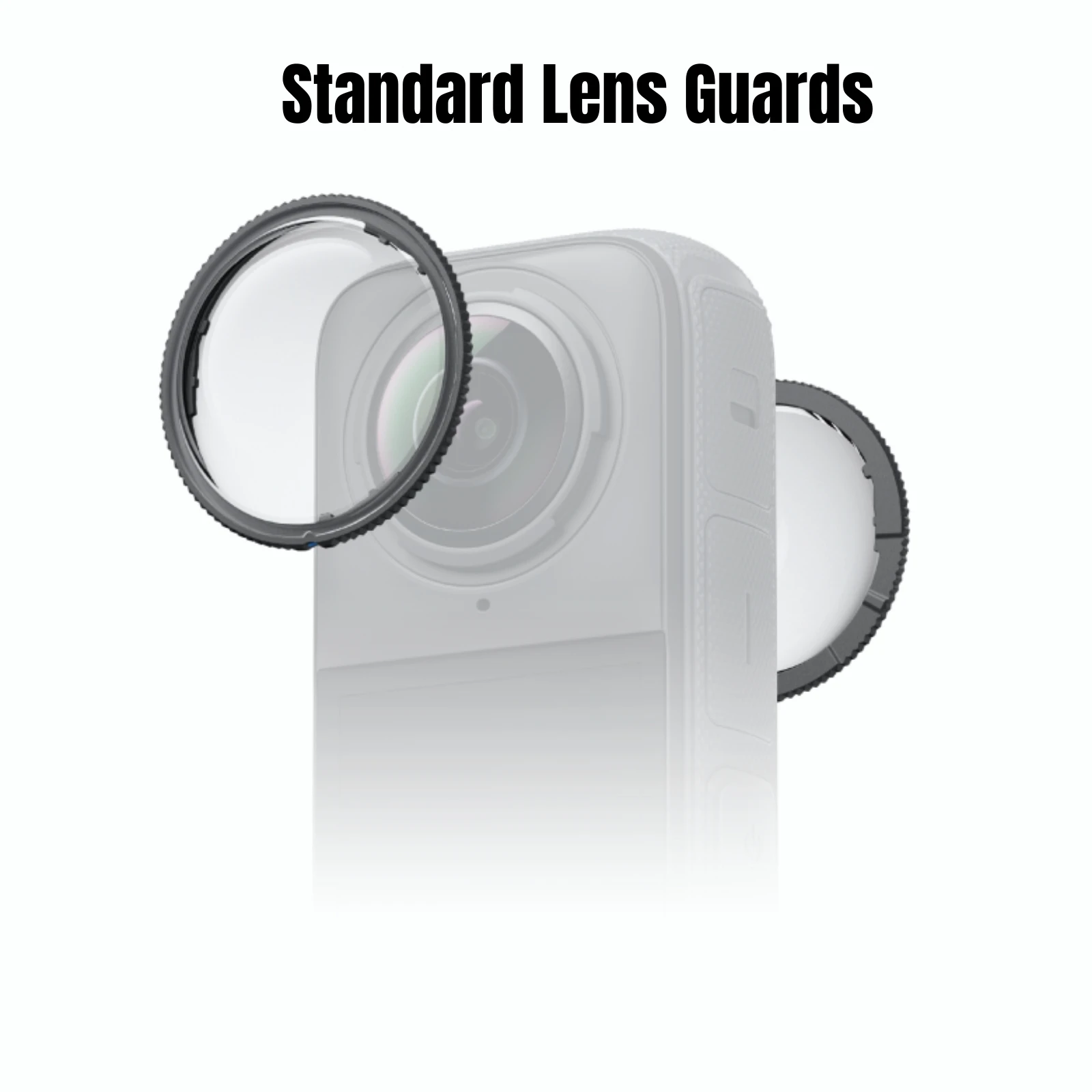 Plastic Lens Guard & Screen Protector For Insta360 X5 - Anti-Scratch Camera Protection | Twist Lock Design