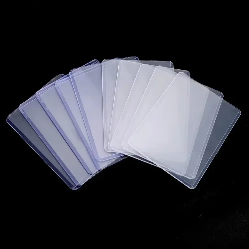 1/25/50Pcs 35PT Clear Toploaders Kpop idol Photocard Sleeve Anti-scratch 3X4" PVC DIY Gaming Trading Card Plastic Collect Holder photo card holder card protector idol card protector