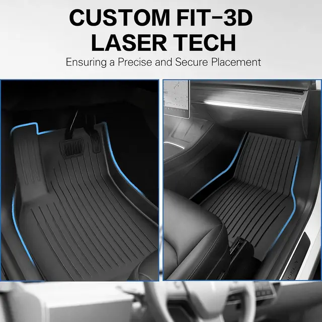 All-Weather Floor Mats for Tesla Model Y/3 4