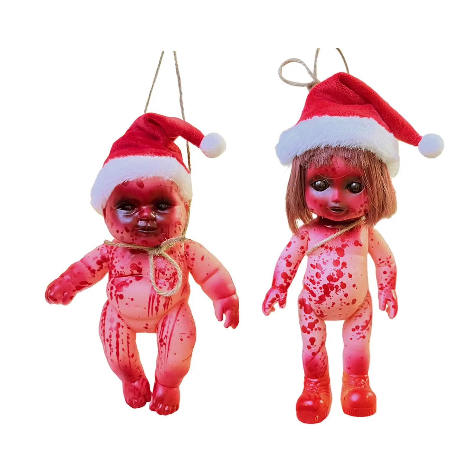

Haunted Doll Photo Props Realistic Halloween Creepy Dolls for Christmas Decoration Anniversary Holidays Halloween Party Prom