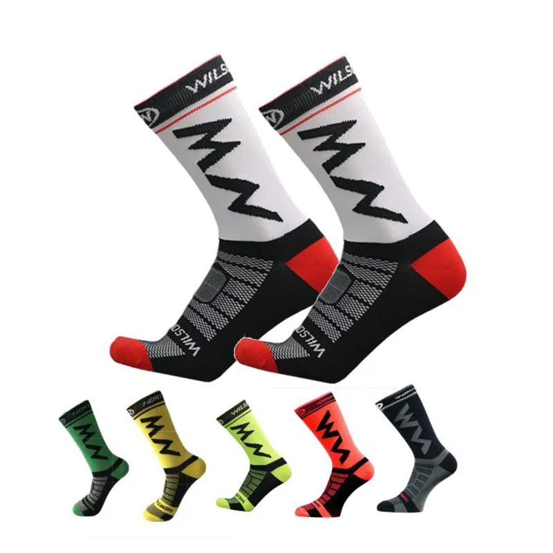 Professional Men Women Outdoor Sports Cycling Wear-resistant Cycling Socks 1 Pairs