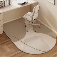 Swivel Chair Floor Mat Office Desk Rug Pulley Anti-scratch Wear-resistant Foot Mats Study Bedroom Soundproofing Carpet Tapis 러그 2