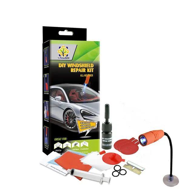 Kit Riparazione Parabrezza Auto - Colla Per Crepe Vetro - Liquido Riparatore 30ml - Foto 11
