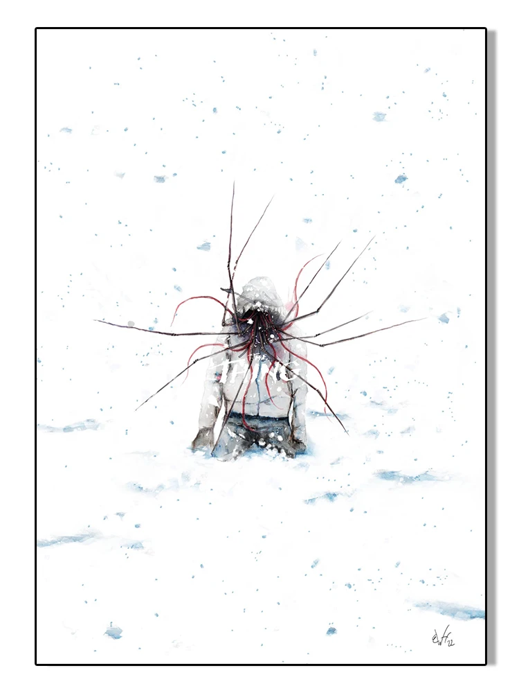 thumbnail image 1 of Classic Horror Movie The Thing Posters Print Canvas Painting John Carpenter Wall Art Picture For Bedroom Home Decoration, 1 of 5