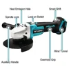 PATUOPRO 125mm M14 Brushless Angle Grinder Cordless Electric Polishing Cutting Machine Power Tool For Makita 18V Battery 4