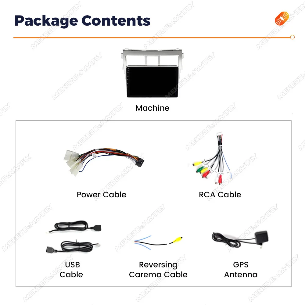 Android 14 Car radio For Toyota Vios 2007-2012 Autoradio Multimedia Player Car Intelligent System GPS Carplay Android auto 9inch