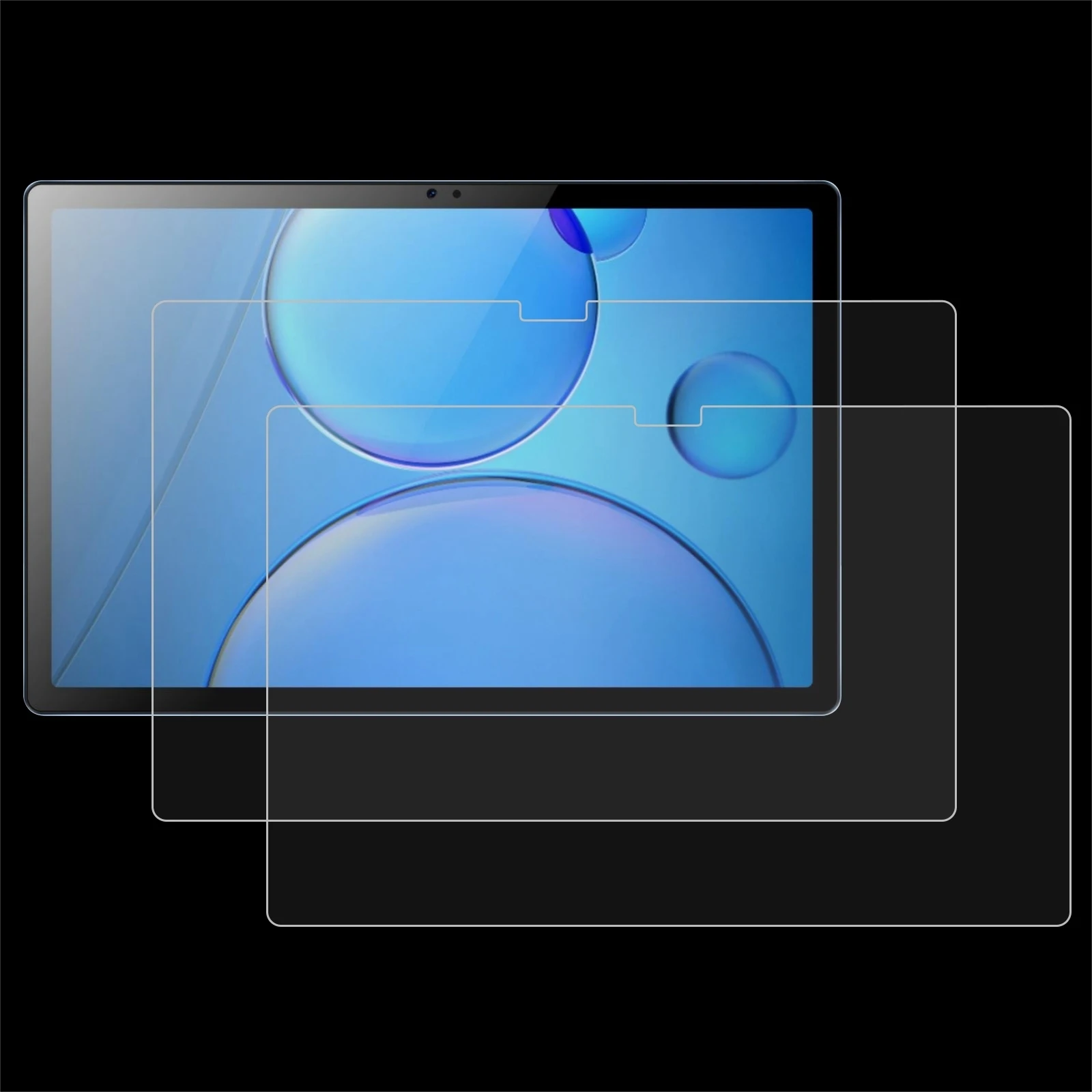 For DOOGEE T10 Plus 2pcs 9H 0.3mm Explosion-proof  Tablet Tempered Glass Clear for DOOGEE DoogeeT10 Plus Protective Film