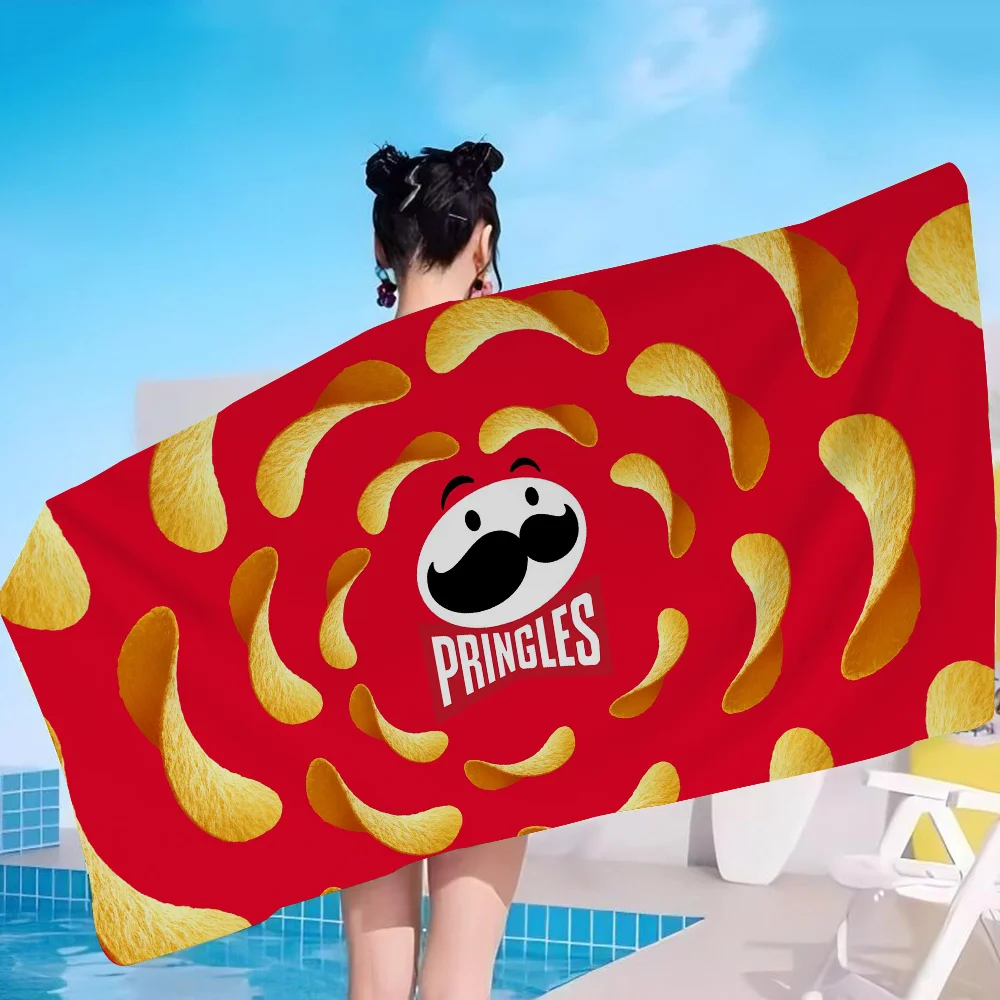 Fashion P-Pringles L-LLC Big Microfiber Beach Towels Quick Dry Towel Sand Beach Towels Pool Towel for Travel Swim Pool Yoga