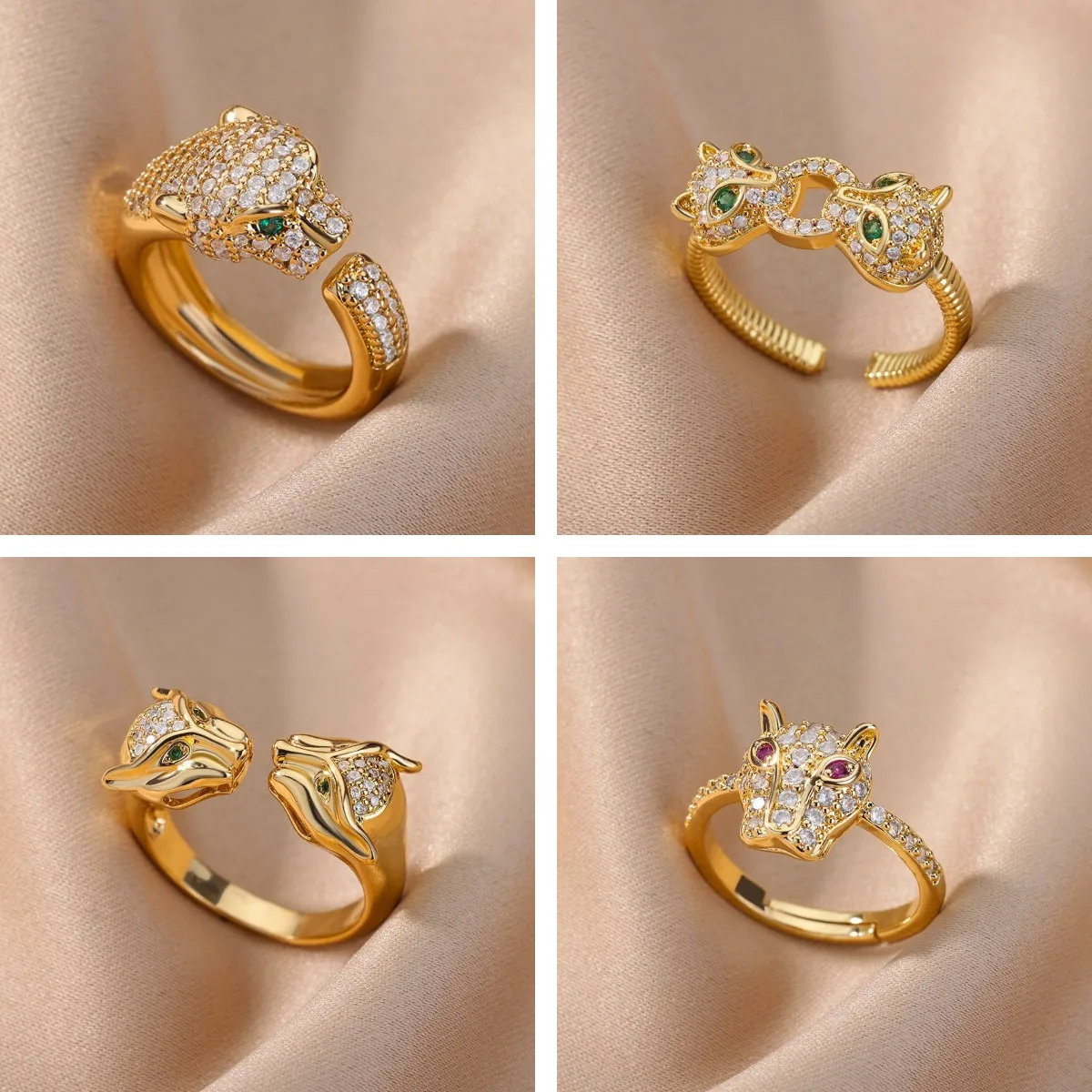Micara - Leopard Chunkies - Rings