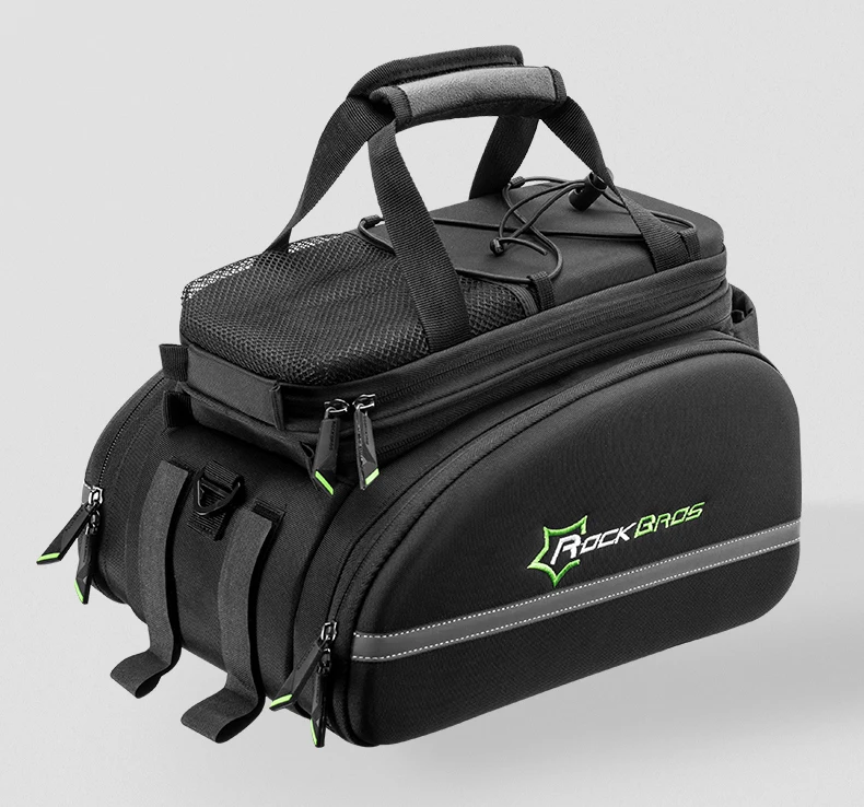 Description Picture 2 of itemROCKBROS Bicycle Bag MTB Bike Rack Trunk Waterproof Pannier Bike Multifunctional 35L Large Capacity Travel Bag Bike Accessories