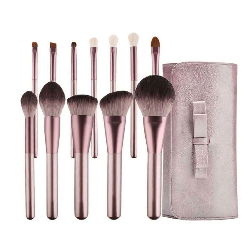 

12 small grape makeup brush set Beginners complete net Red eye shadow brush powder brush beauty makeup