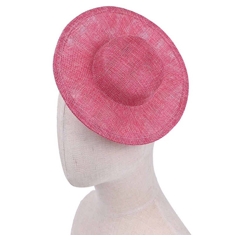 Mini Boater Hut Untertasse inspiriert Percher Race Party Derby Hochzeit Zylinder Fascinator Milli nery Hut Basis Handwerk Herstellung Material – Detail 9