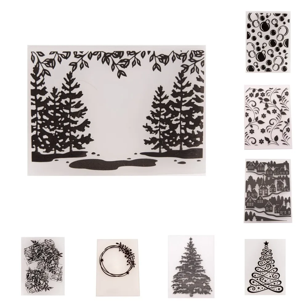 10.5x14.8cm Embossing Folders DIY Craft Template Stencil Embossing Templates Paper Card Mold DIY Craft Scrapbook Album plastic embossing folder metal embossing folder