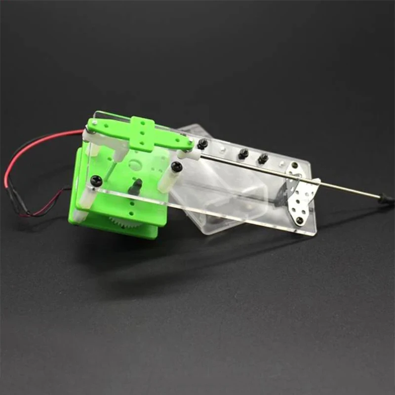 Mini Pistonlu Doğrusal Hareket Modeli İtme Çubuğu Teleskopik DIY Küçük İtme-çekme Pistonlu Motor Modeli