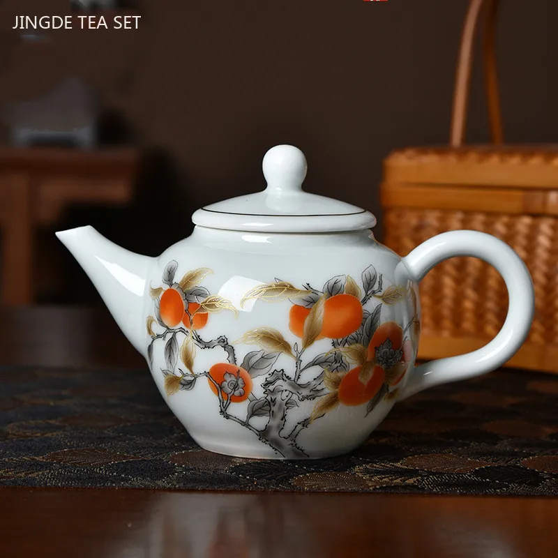 Chinese Celadon Teapot Traditional Handmade Ceramic Gaiwan Teacup Home Beauty Tea Infuser Custom Tea Ceremony Accessories