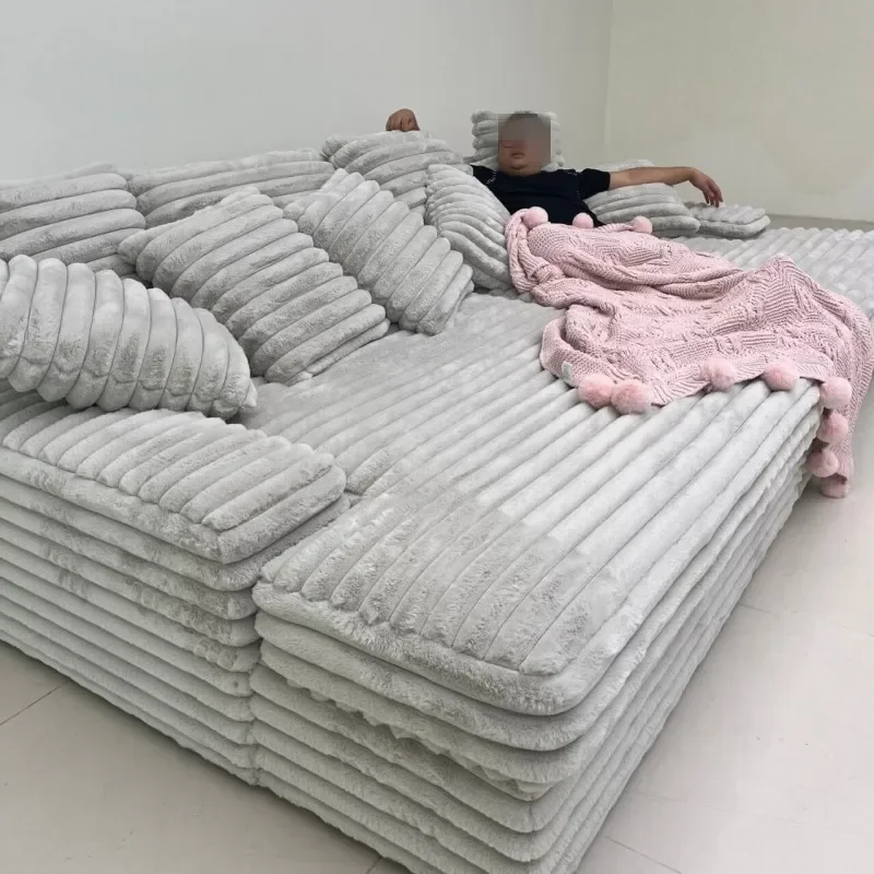 Kawaii New Arrival Living Room Sofas Unique White Luxury Modern Lounge Lazy Sofa Nordic Balcony Divani Da Soggiorno Furniture 4