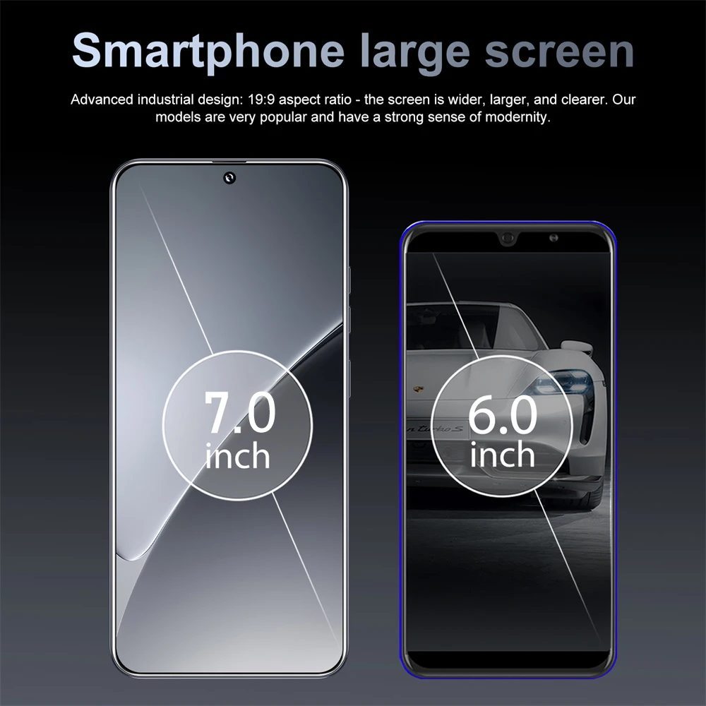 K-Touch Cheap C26 Ultra 5G Dual SIM Smartphone 7.0HD Cell Phone 22G+2TB Mobile Phones Android 15 8000mAh Global Version Unlocked 16+48MP Cellphones